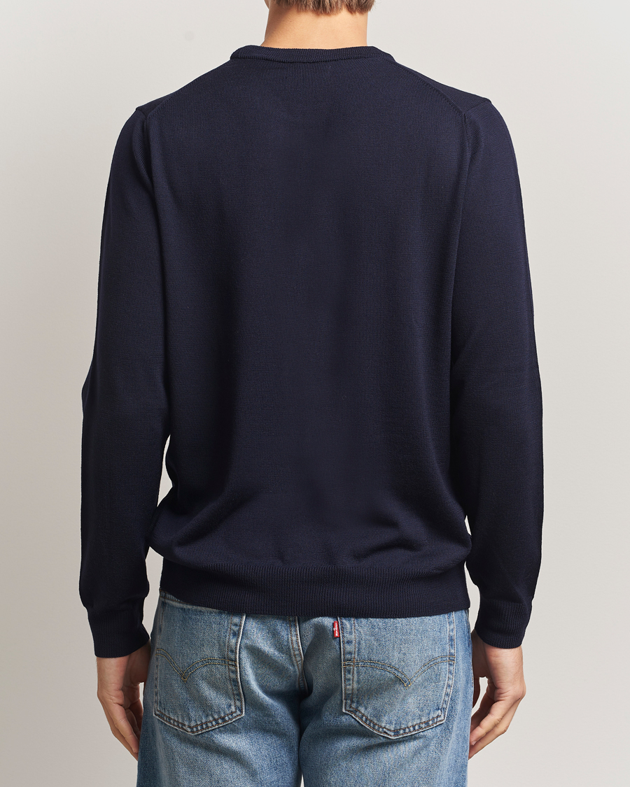 Herr | Tröjor | J.Lindeberg | Keane Merino Crew Neck Navy