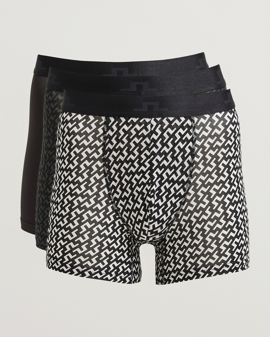 Herr | Underkläder | J.Lindeberg | Bridge Lyocell Boxer Black Multi