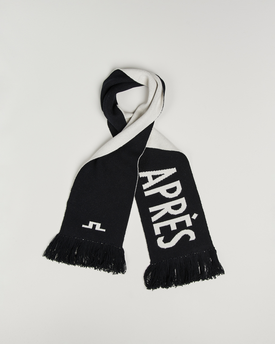 Herr | Halsdukar | J.Lindeberg | Jasper Graphic Scarf Black
