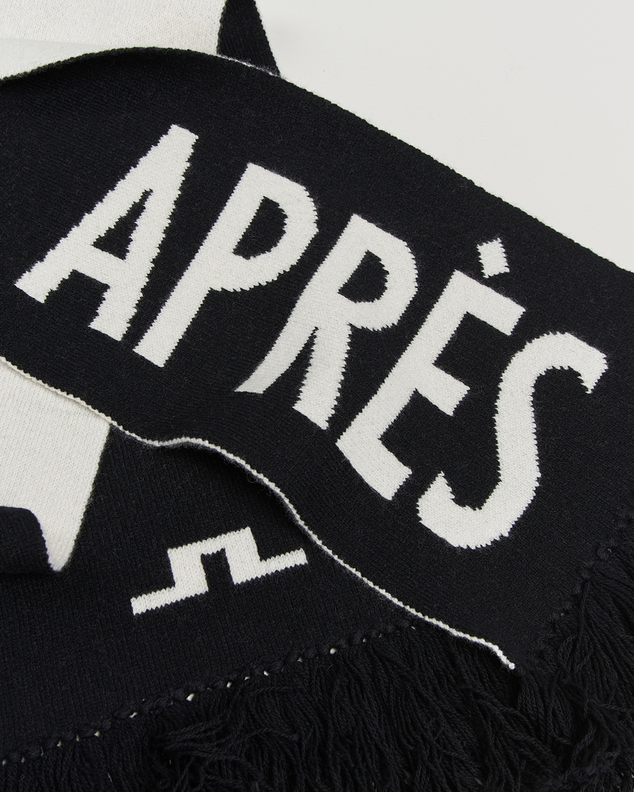 Herr | Halsdukar | J.Lindeberg | Jasper Graphic Scarf Black