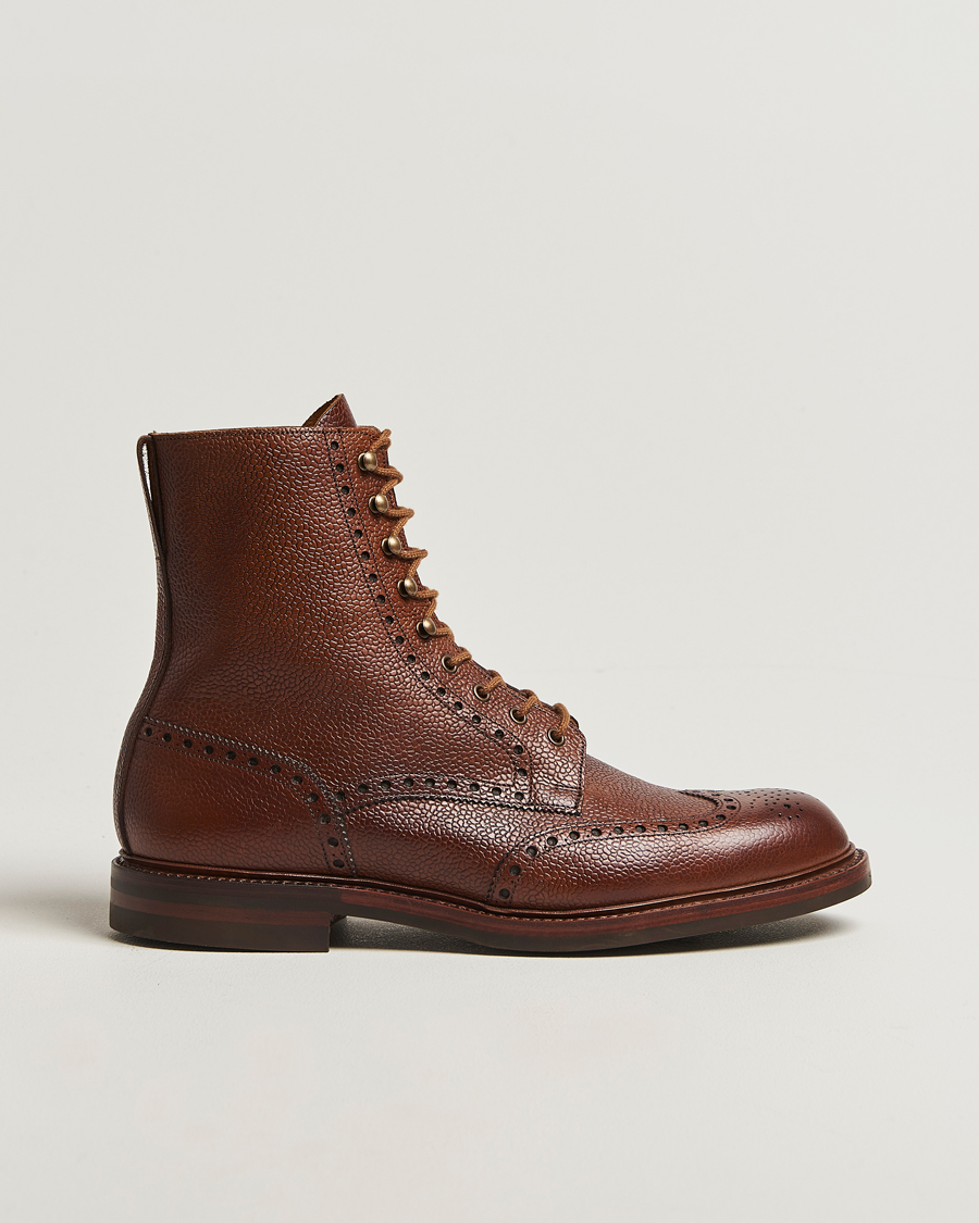 Herr | Kängor | Crockett & Jones | Islay Boot Tan Scotch Grain Calf