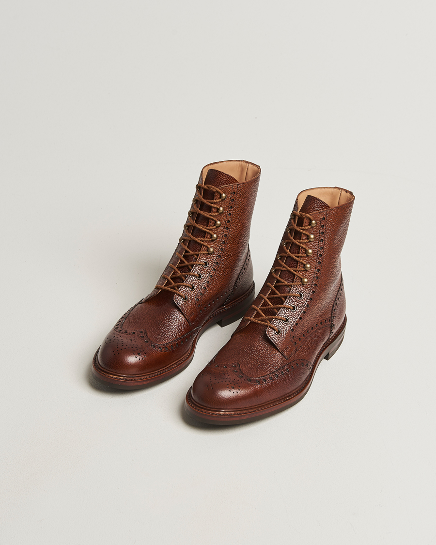Herr | Kängor | Crockett & Jones | Islay Boot Tan Scotch Grain Calf