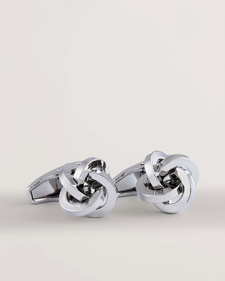 Herr | Manschettknappar | Amanda Christensen | Knot Cufflink Silver