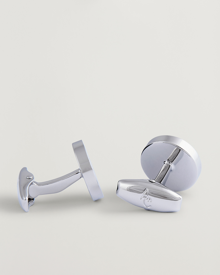 Herr | Manschettknappar | Amanda Christensen | Classic Cufflink Silver/Black