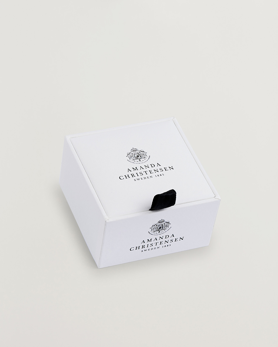 Herr | Manschettknappar | Amanda Christensen | Classic Cufflink Silver/Black