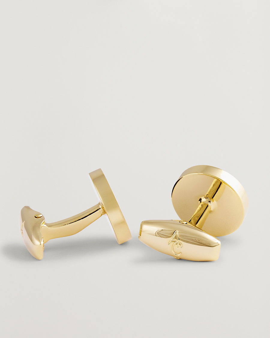 Herr | Manschettknappar | Amanda Christensen | Classic Cufflink Gold/Black