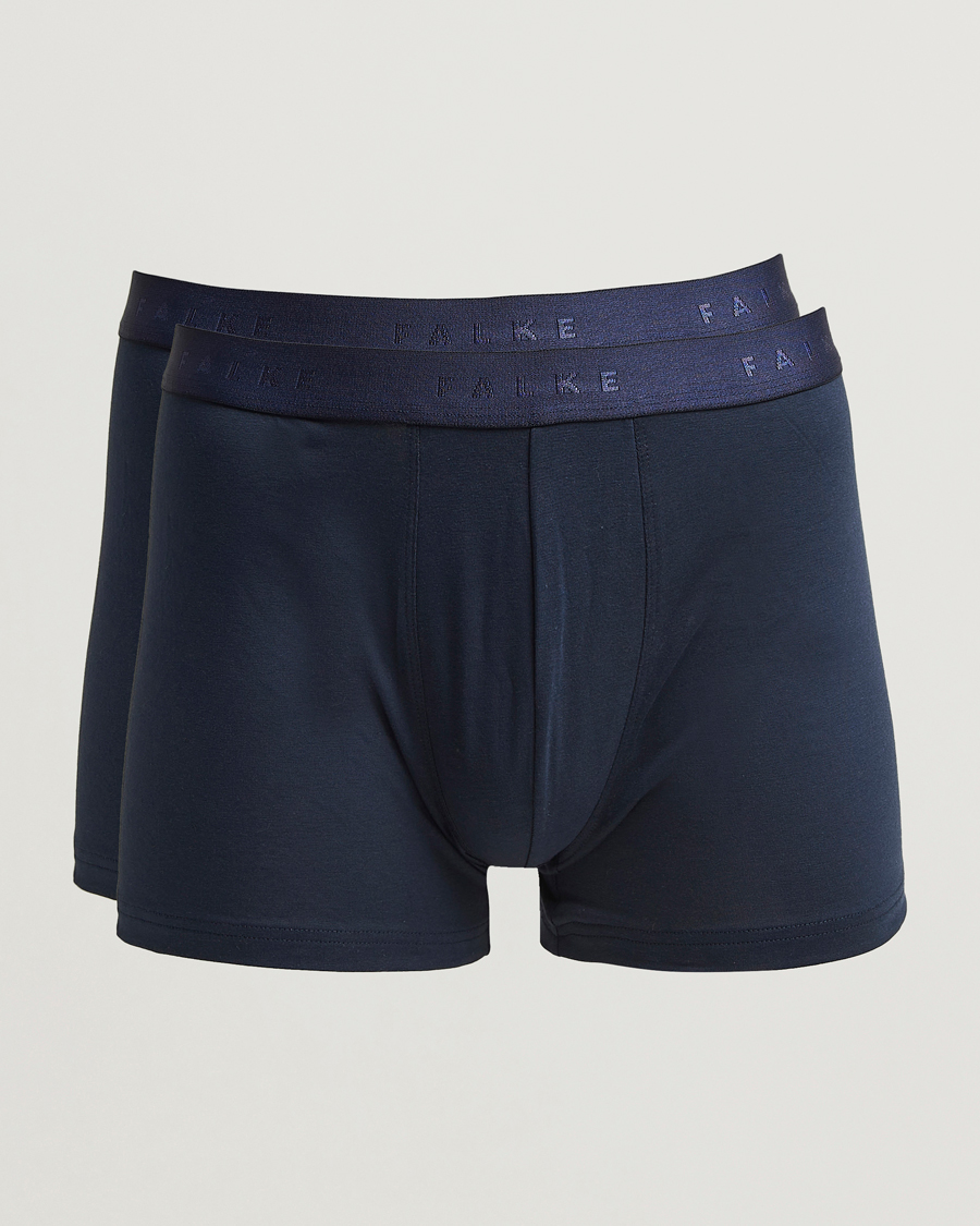 Herr | Underkläder | Falke | 2-Pack Cotton Boxer Briefs Midnight