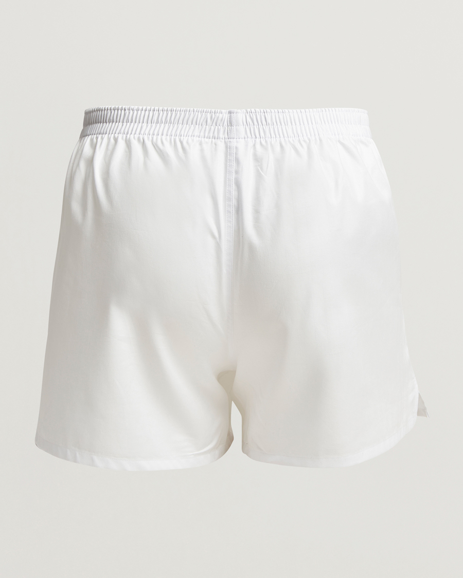 Herr | Underkläder | Falke | Cotton Woven Boxer Shorts White