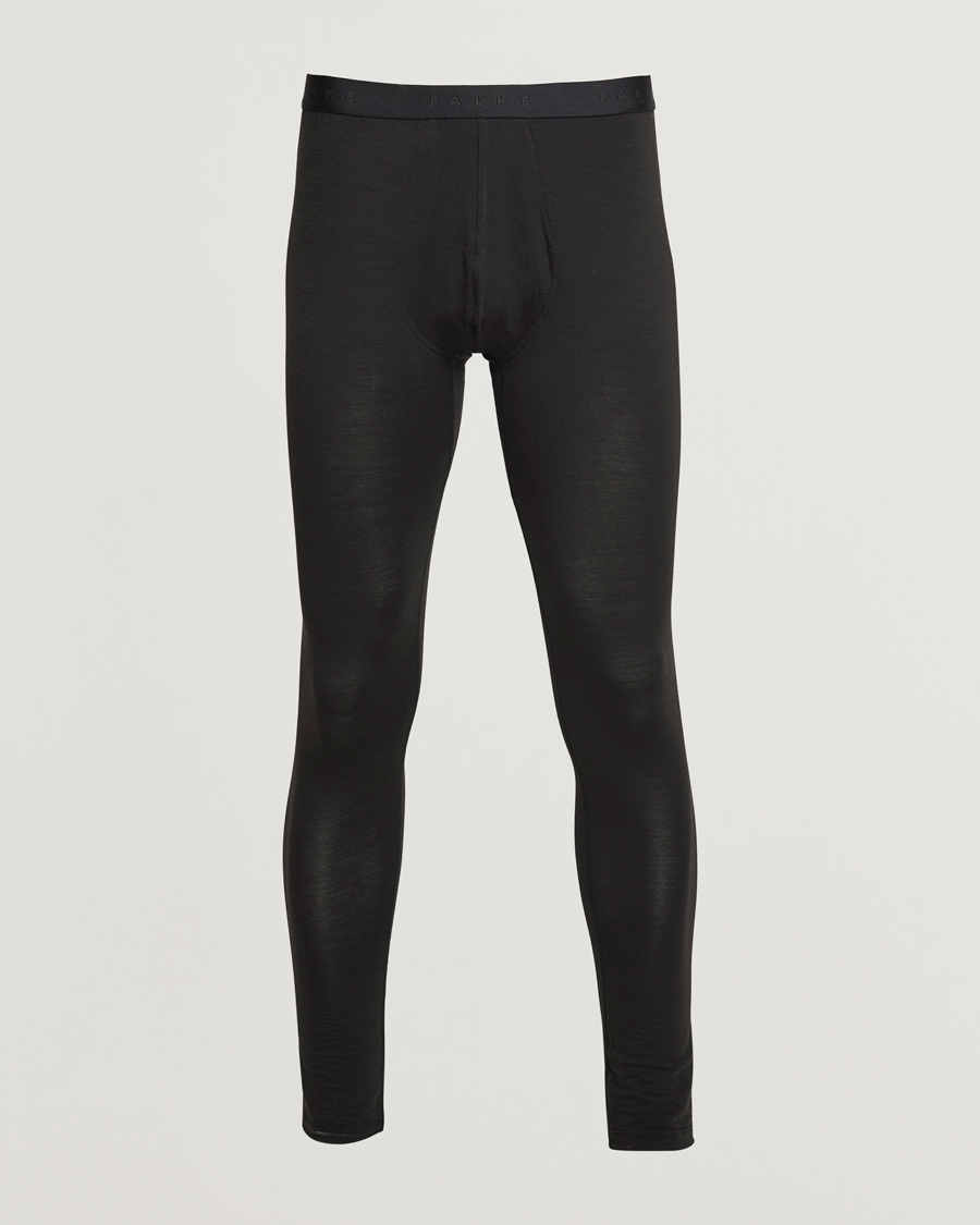 Herr | Underkläder | Falke | Clima Wool Long Tights Black