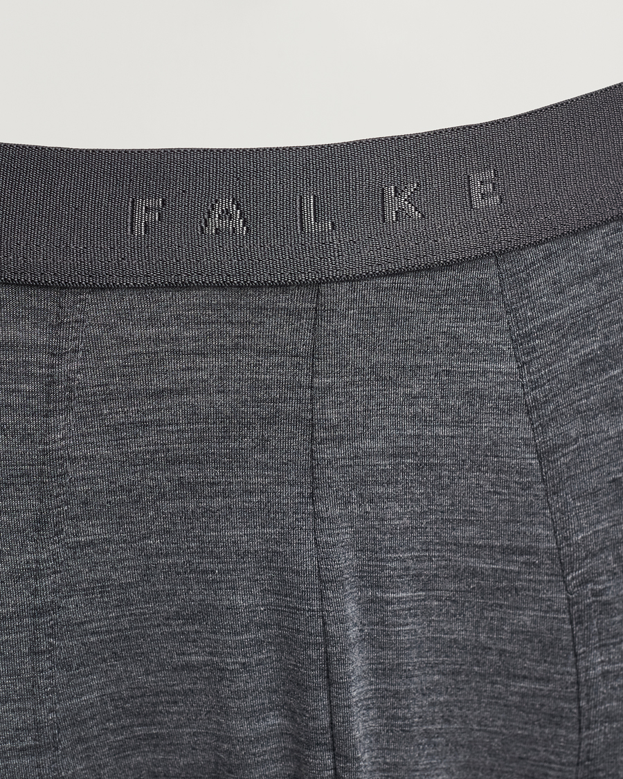 Herr | Underkläder | Falke | Clima Wool Long Tights Dark Grey Heather