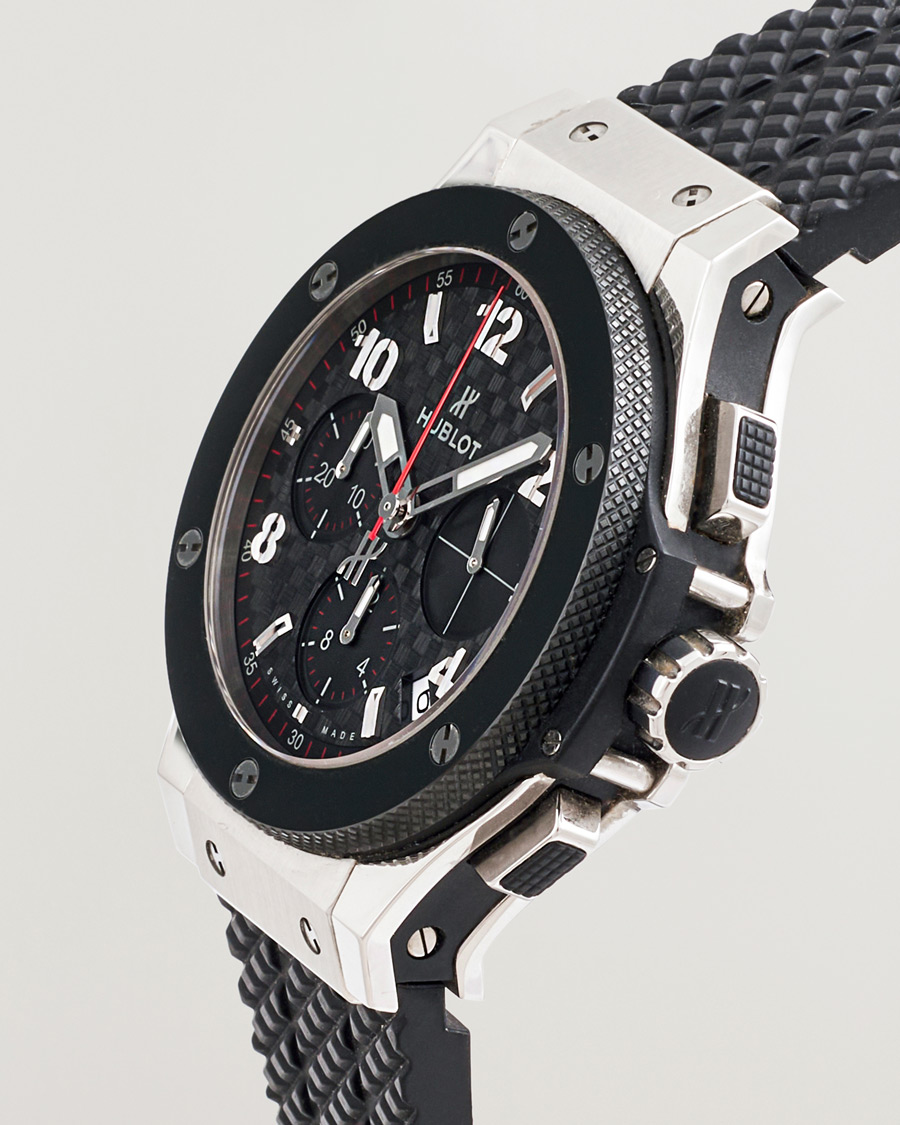 Herr | Pre-Owned & Vintage Watches | Hublot Pre-Owned | Big Bang Steel Ceramic