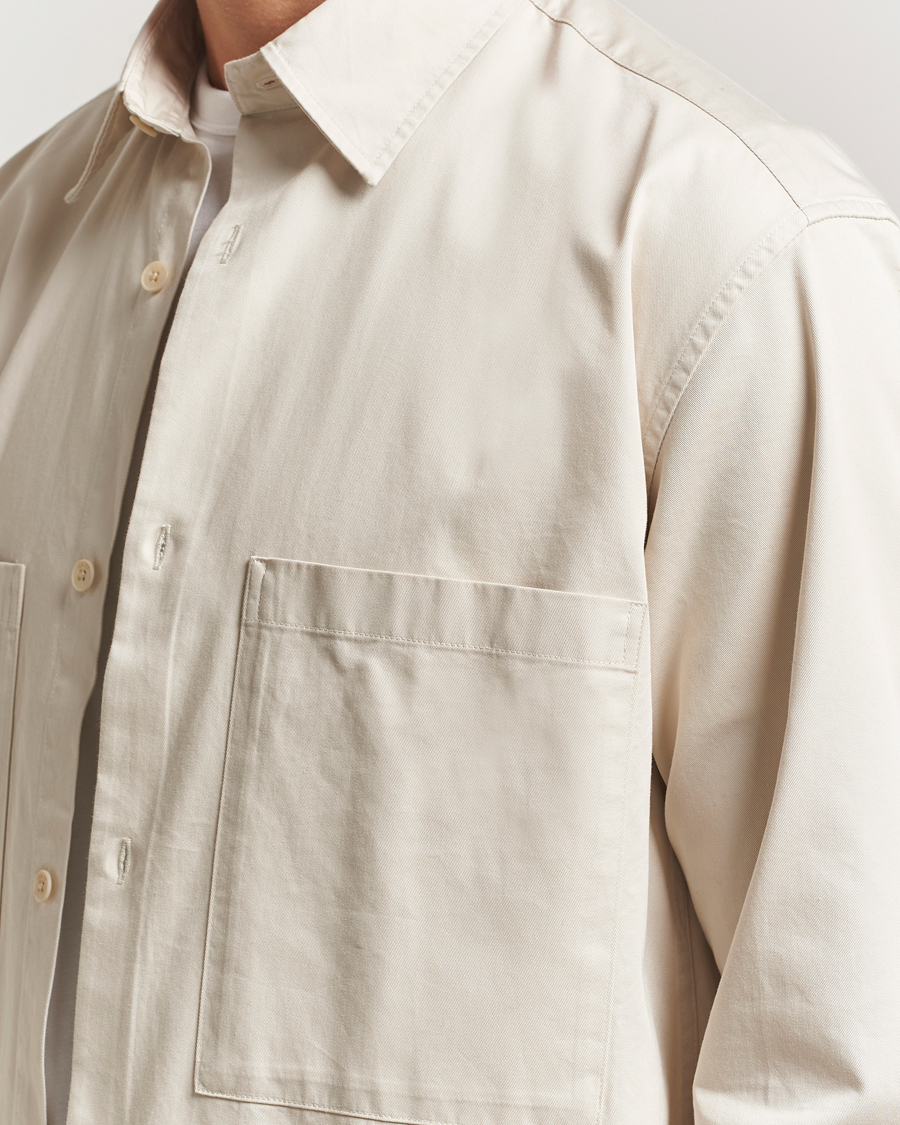 Herr | Skjortor | NN07 | Freddy Tencel Workwear Shirt Ivory