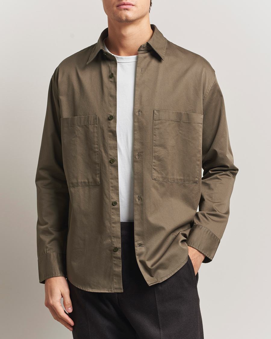 Herr | Skjortor | NN07 | Freddy Tencel Workwear Shirt Mable Husk