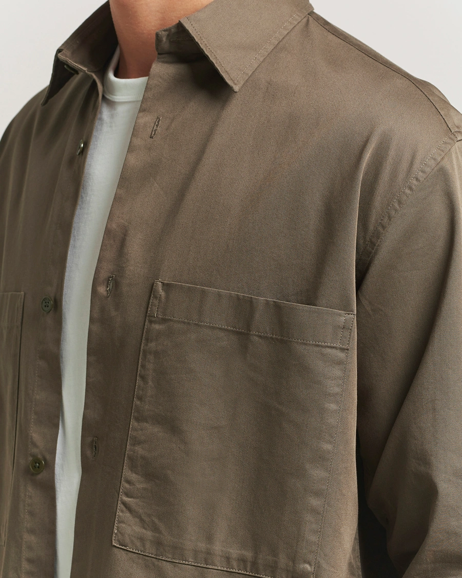 Herr | Skjortor | NN07 | Freddy Tencel Workwear Shirt Mable Husk