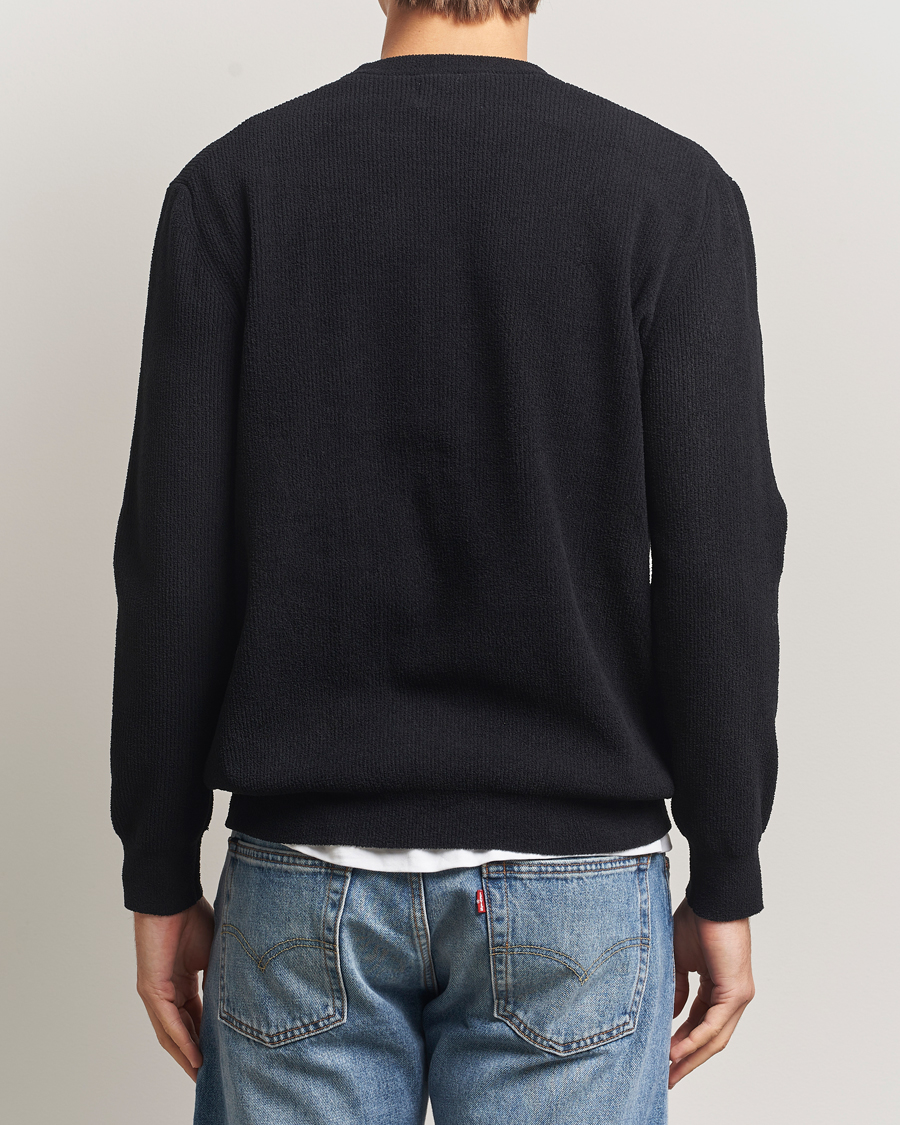 Herr | Tröjor | NN07 | Danny Rib Knitted Crew Neck Black