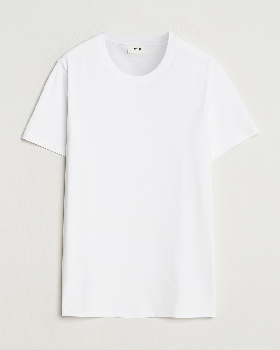Herr | T-Shirts | NN07 | Percy Crew Neck T-Shirt White