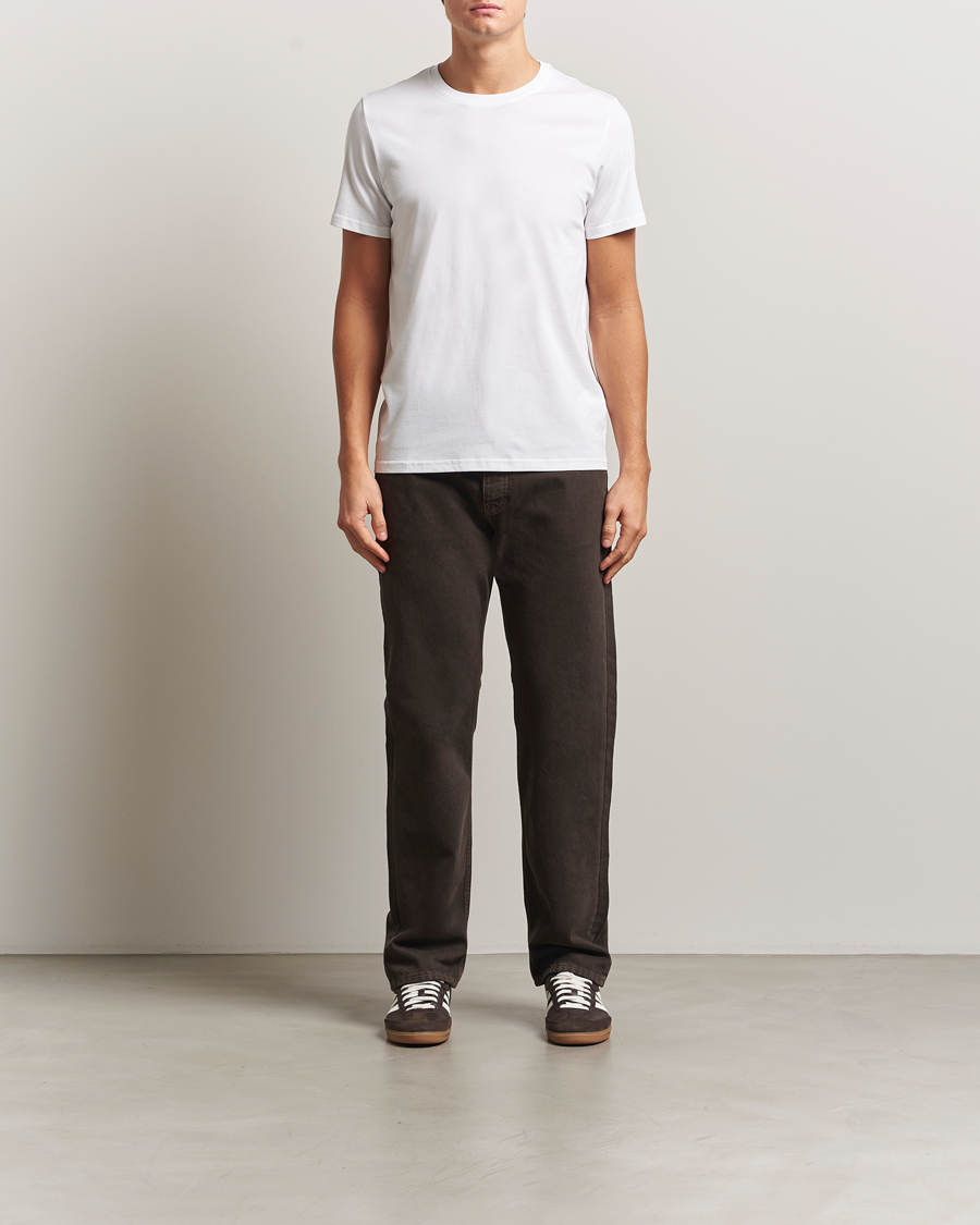 Herr | T-Shirts | NN07 | Percy Crew Neck T-Shirt White