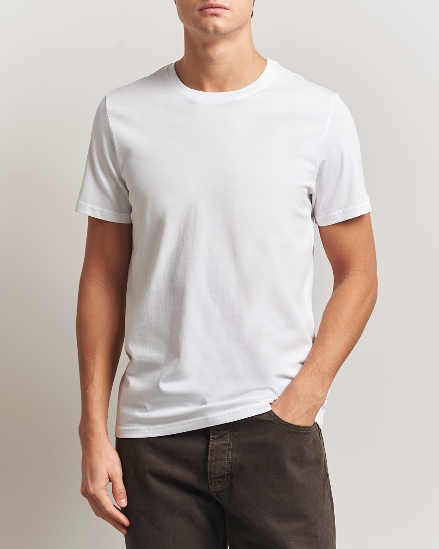 Herr | T-Shirts | NN07 | Percy Crew Neck T-Shirt White