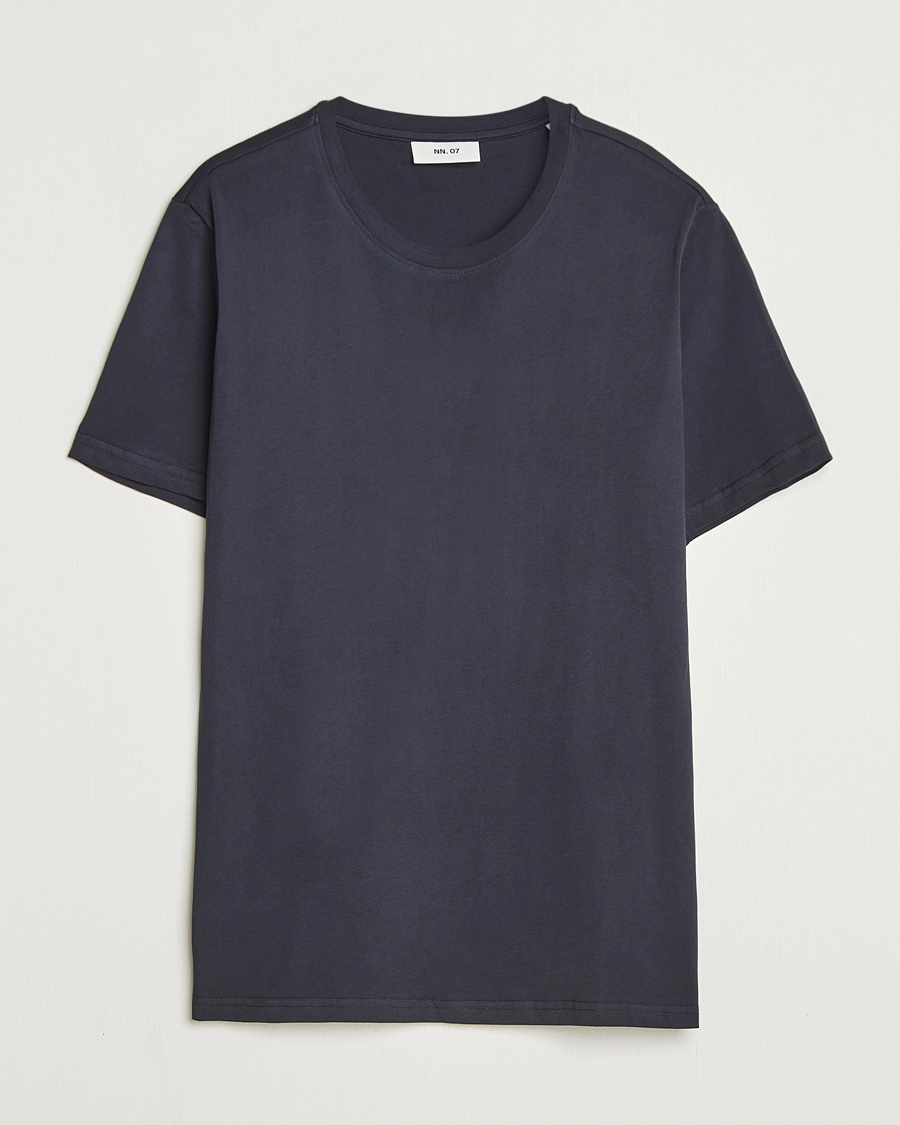 Herr | T-Shirts | NN07 | Percy Crew Neck T-Shirt Deep Navy