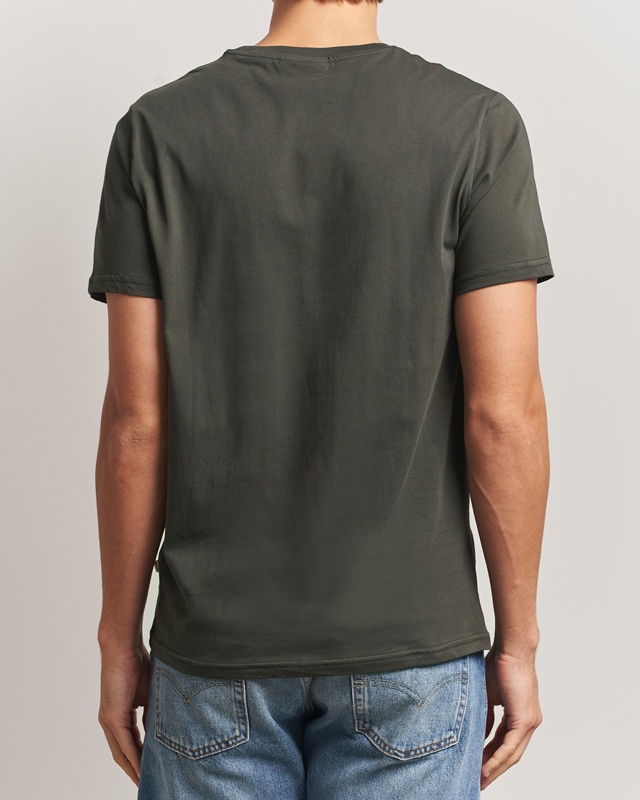 Herr | T-Shirts | NN07 | Percy Crew Neck T-Shirt Dark Army
