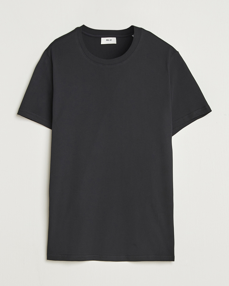 Herr | T-Shirts | NN07 | Percy Crew Neck T-Shirt Black