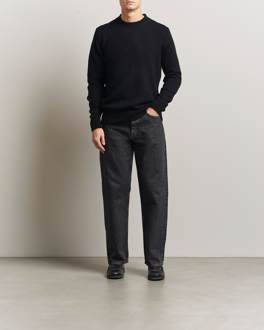 Herr | Tröjor | NN07 | Lee Wool Knitted Sweater Black