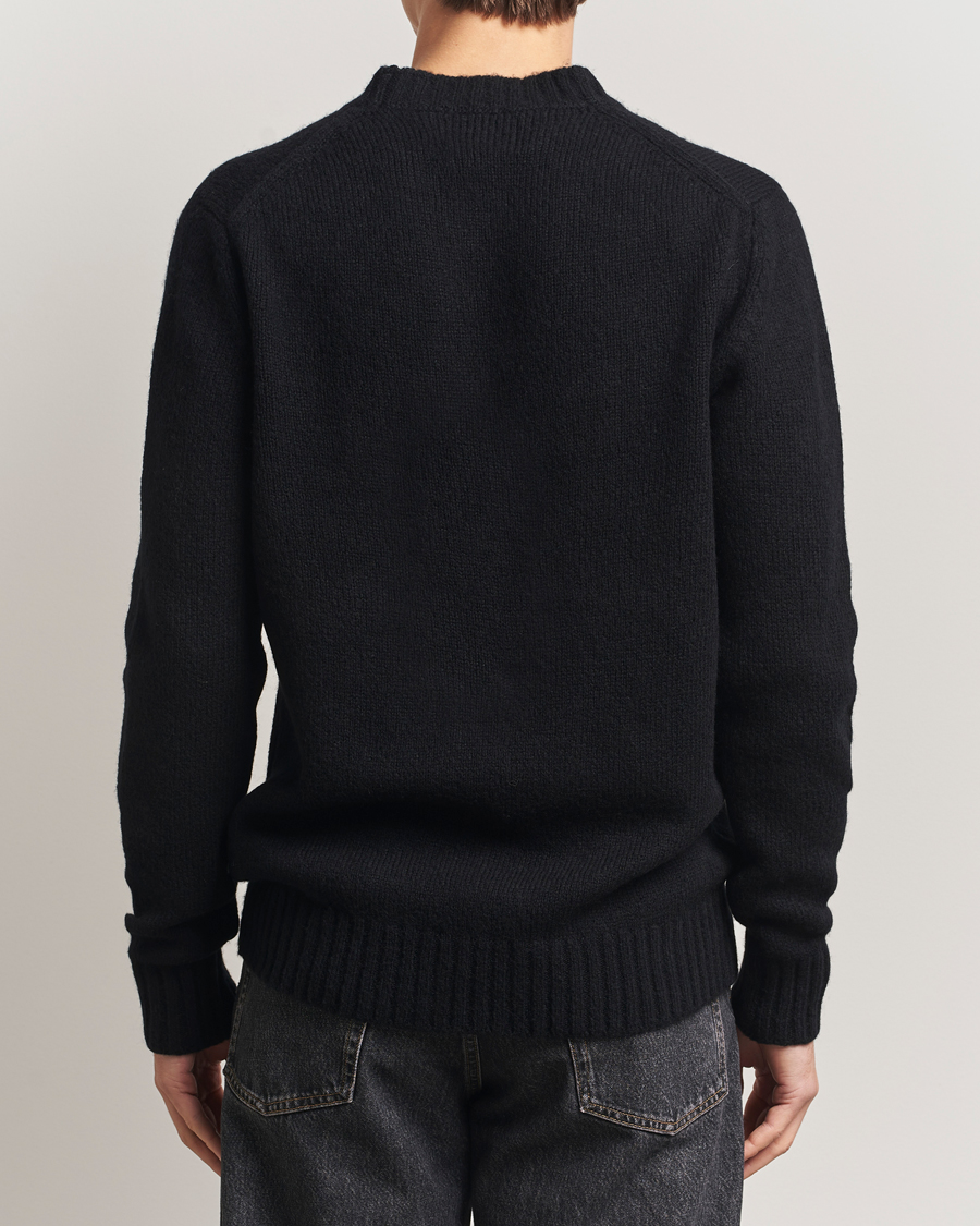 Herr | Tröjor | NN07 | Lee Wool Knitted Sweater Black
