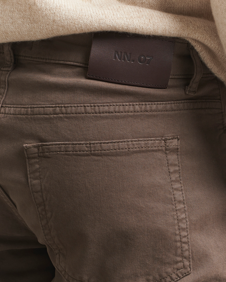 Herr | Byxor | NN07 | Tony 5-Pocket Pants Mable Husk