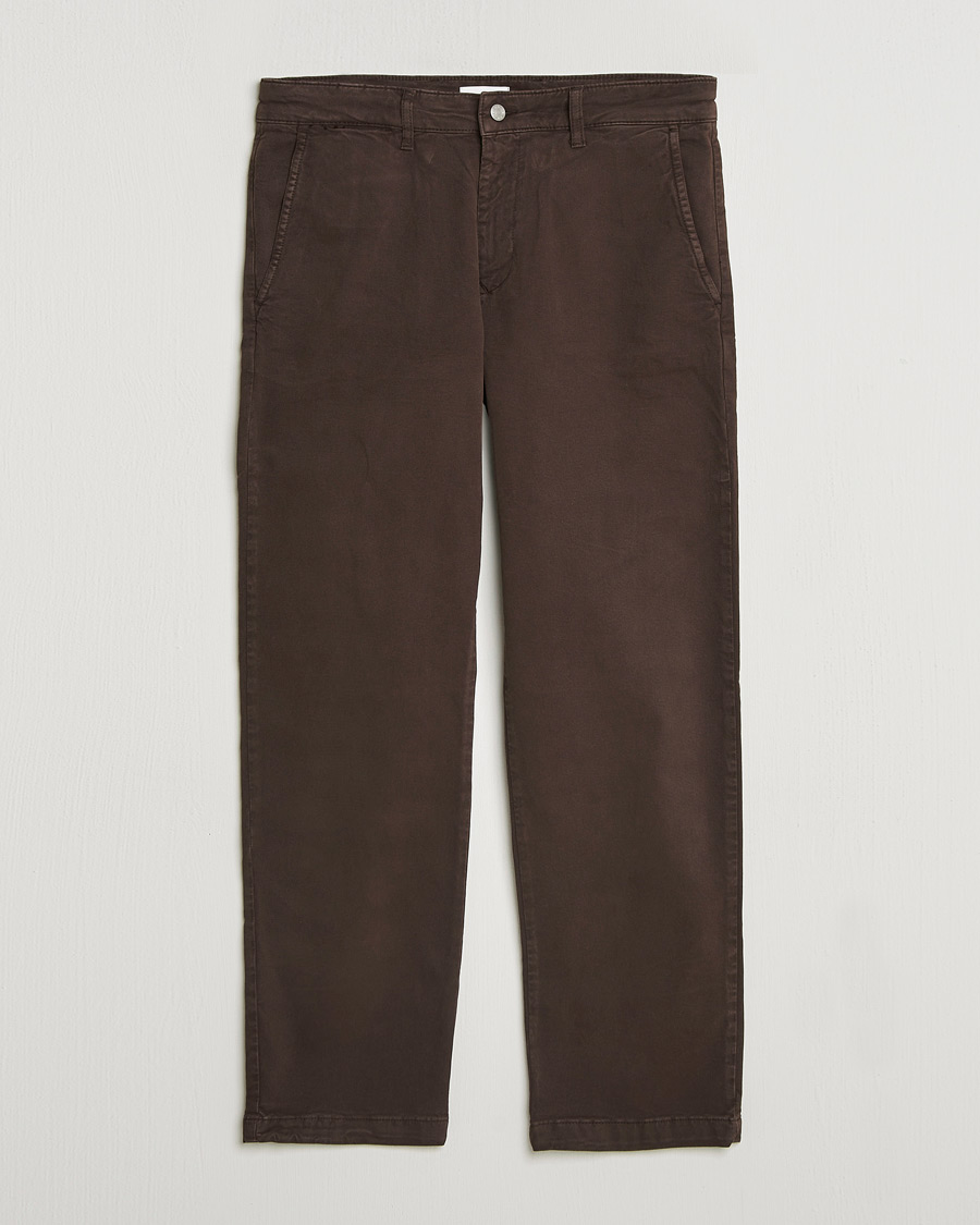 Herr | Byxor | NN07 | Aden Regular Fit Chinos Demitasse Brown