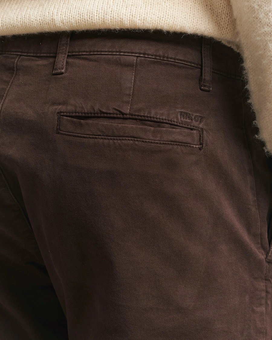 Herr | Byxor | NN07 | Aden Regular Fit Chinos Demitasse Brown
