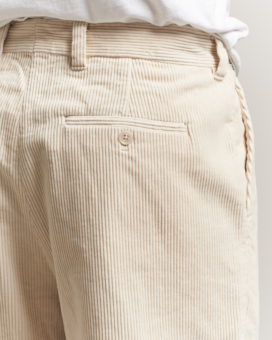 Herr | Byxor | NN07 | Paw Relaxed Fit Corduroy Trousers Ivory