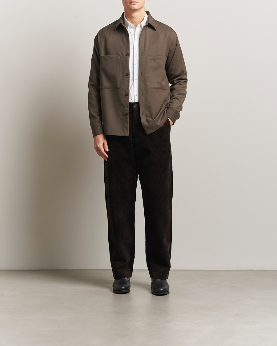 Herr | Byxor | NN07 | Paw Relaxed Fit Corduroy Trousers Demitasse Brown
