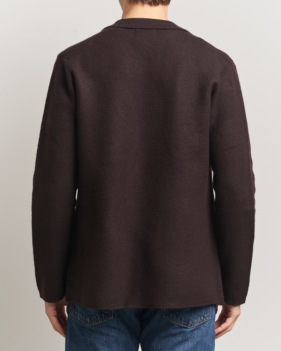 Herr | Kavajer | NN07 | Lucas Boiled Wool Blazer Dusky Port