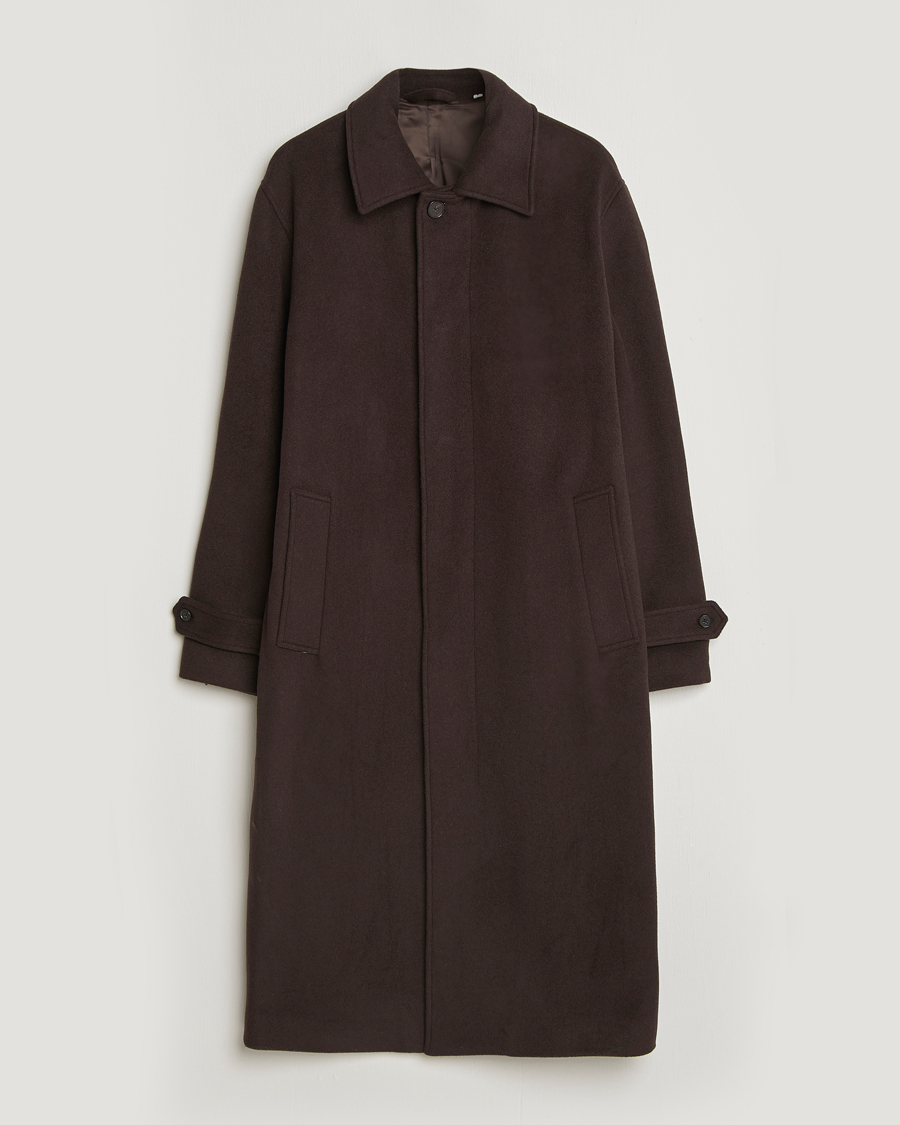 Herr | Jackor | NN07 | Gibson Wool Coat Demitasse Brown