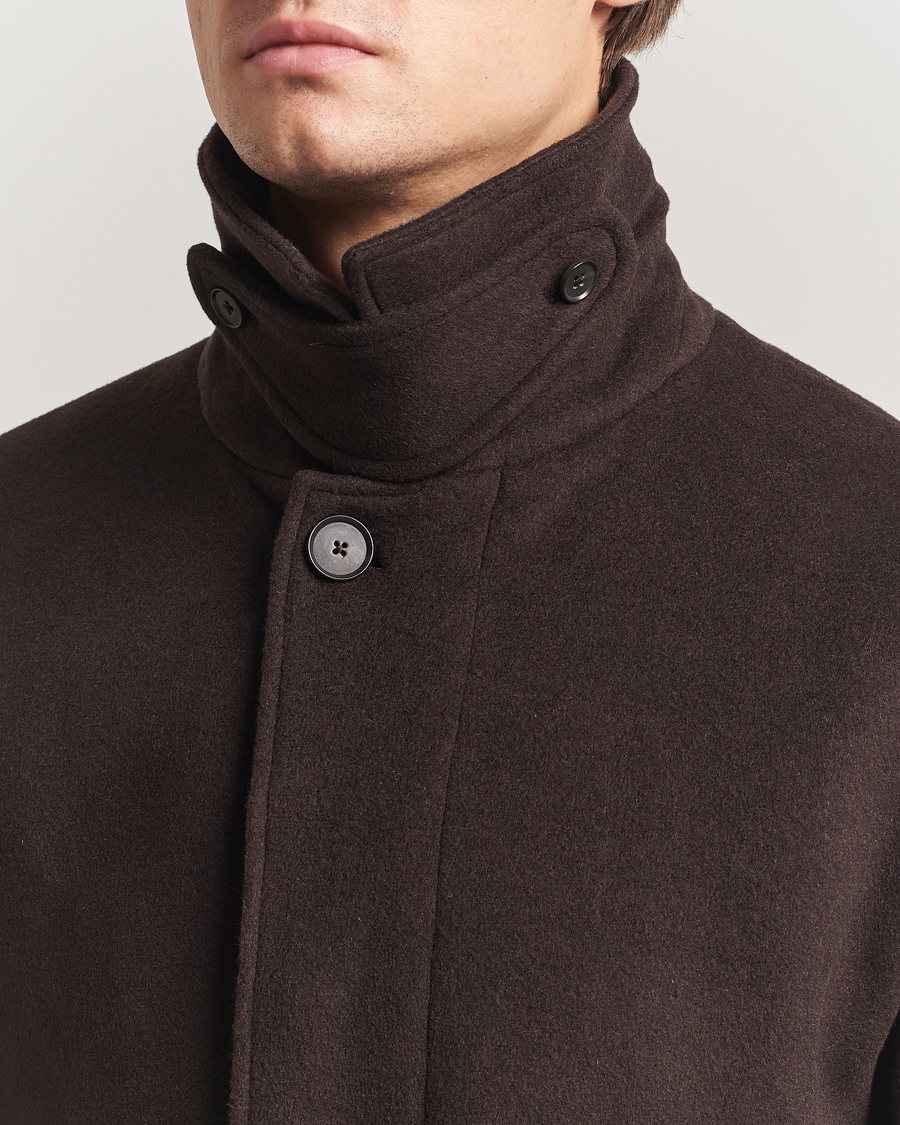 Herr | Jackor | NN07 | Gibson Wool Coat Demitasse Brown