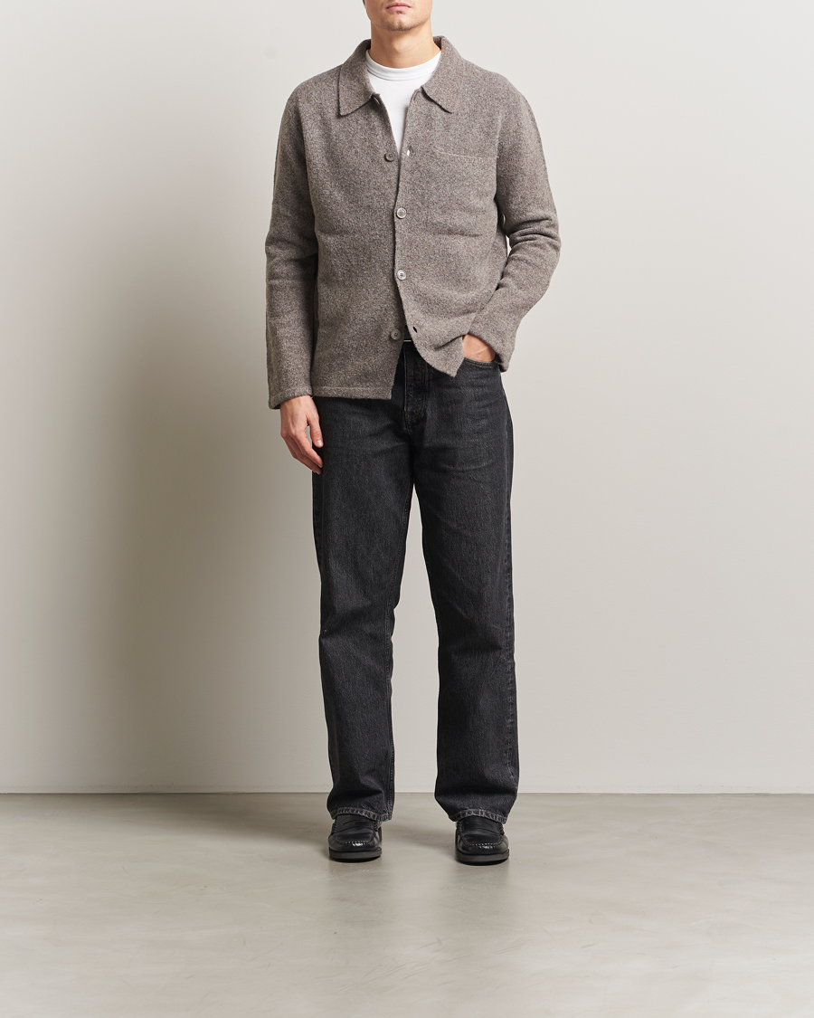 Herr | Tröjor | NN07 | Jonas Wool Cardigan Mable Husk