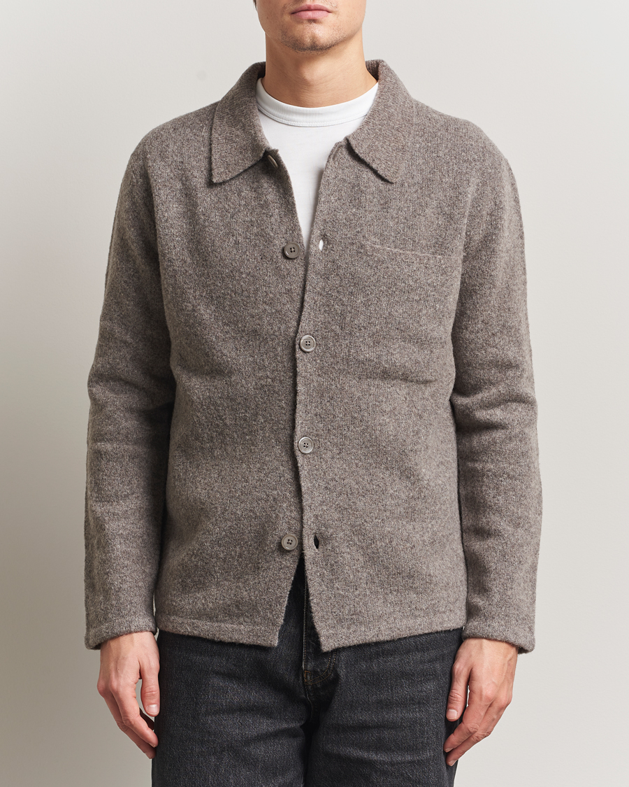 Herr | Tröjor | NN07 | Jonas Wool Cardigan Mable Husk