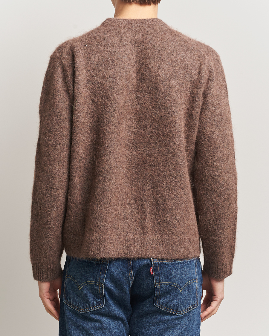 Herr | Tröjor | NN07 | Russell Alpaca Knitted Crew Neck Mable Husk