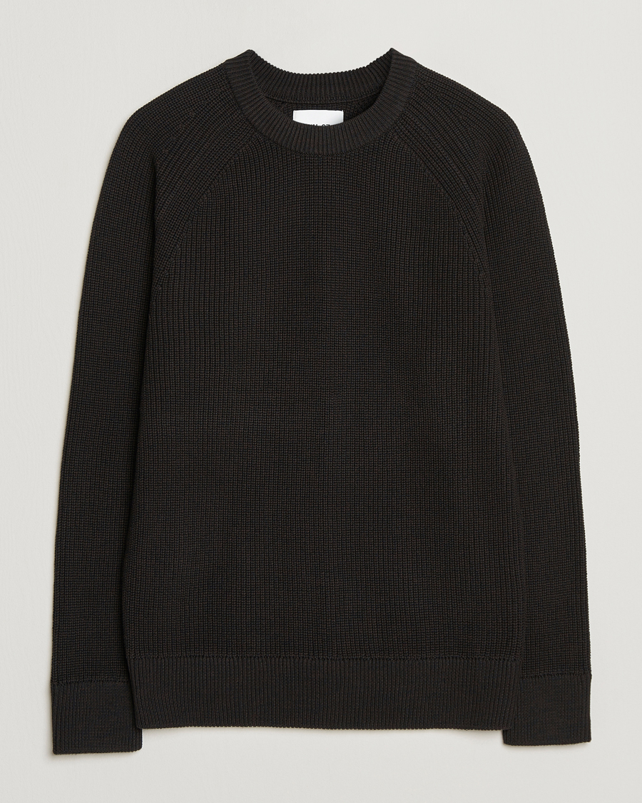 Herr | Tröjor | NN07 | Jacobo Cotton Knitted Sweater Dusky Port