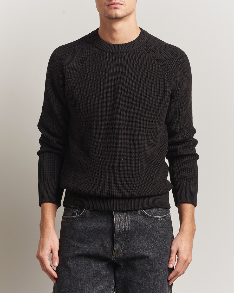 Herr | Tröjor | NN07 | Jacobo Cotton Knitted Sweater Dusky Port