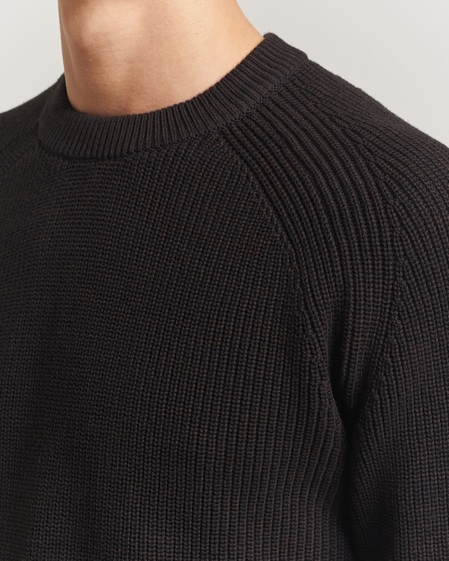 Herr | Tröjor | NN07 | Jacobo Cotton Knitted Sweater Dusky Port