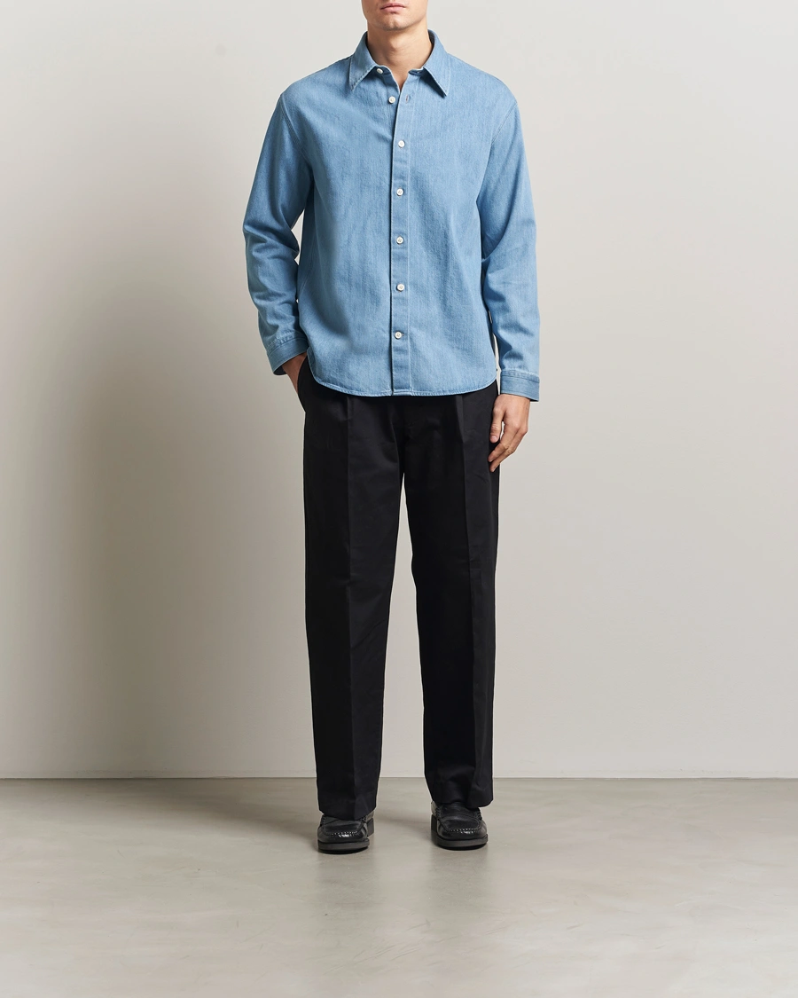 Herr | Byxor | NN07 | Kay Relaxed Fit Pleated Trousers Black