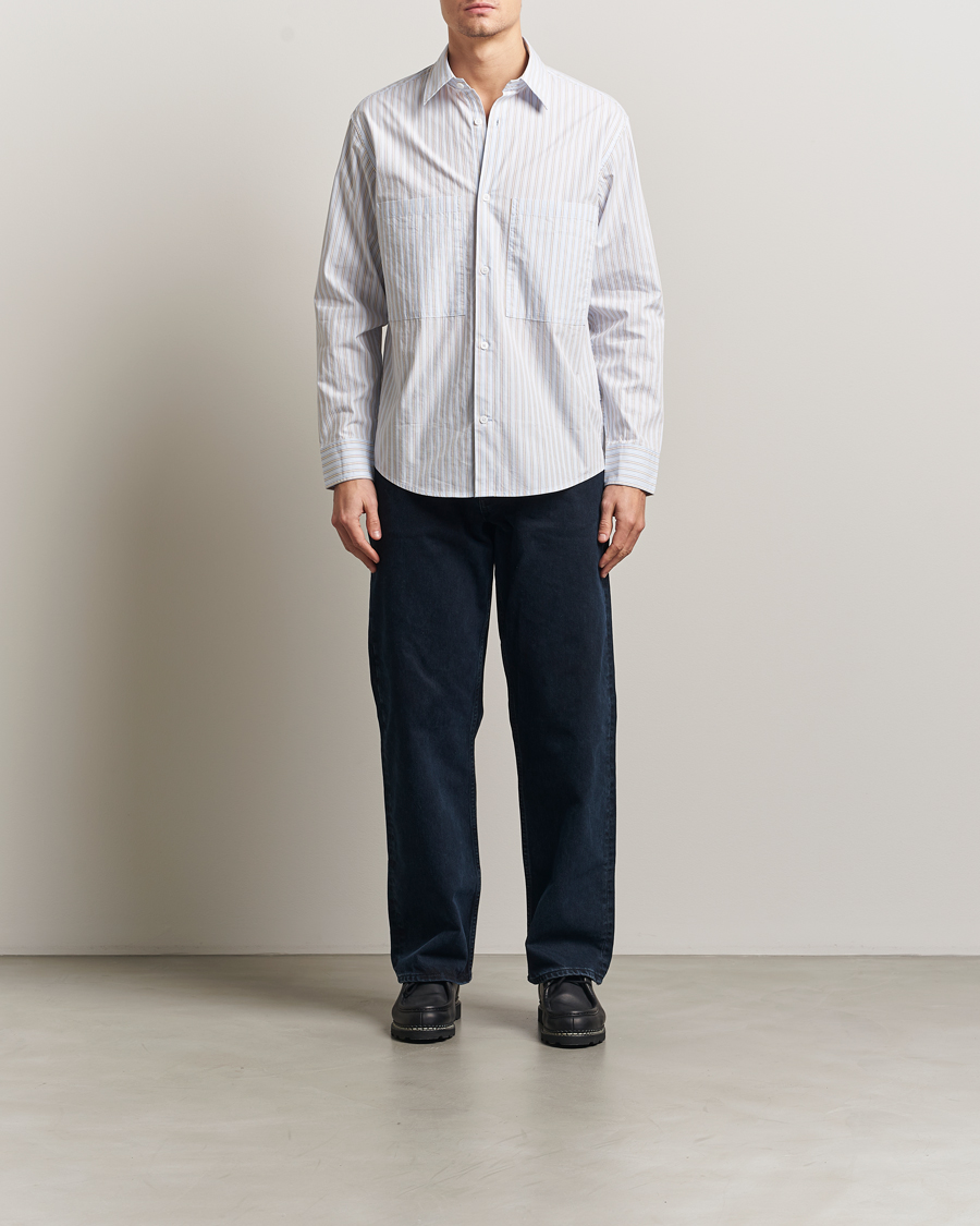 Herr | Skjortor | NN07 | Freddy Striped Poplin Shirt Multi