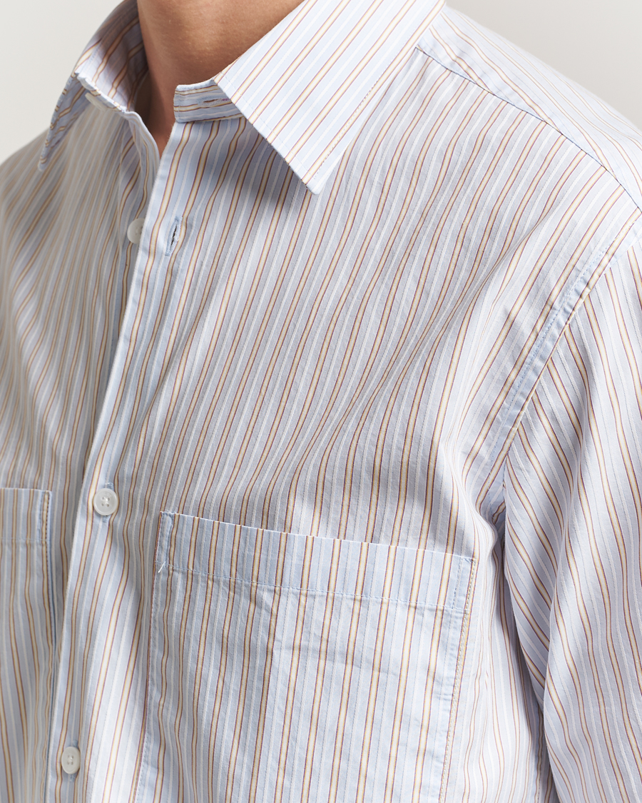 Herr | Skjortor | NN07 | Freddy Striped Poplin Shirt Multi