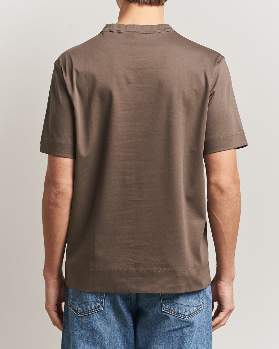 Herr | T-Shirts | NN07 | Pedro Embroidered T-Shirt Mable Husk
