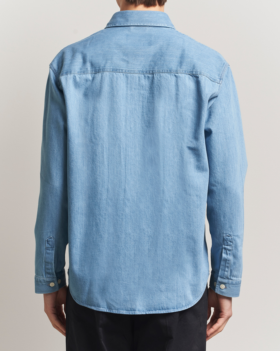 Herr | Skjortor | NN07 | Casper Denim Overshirt Blue