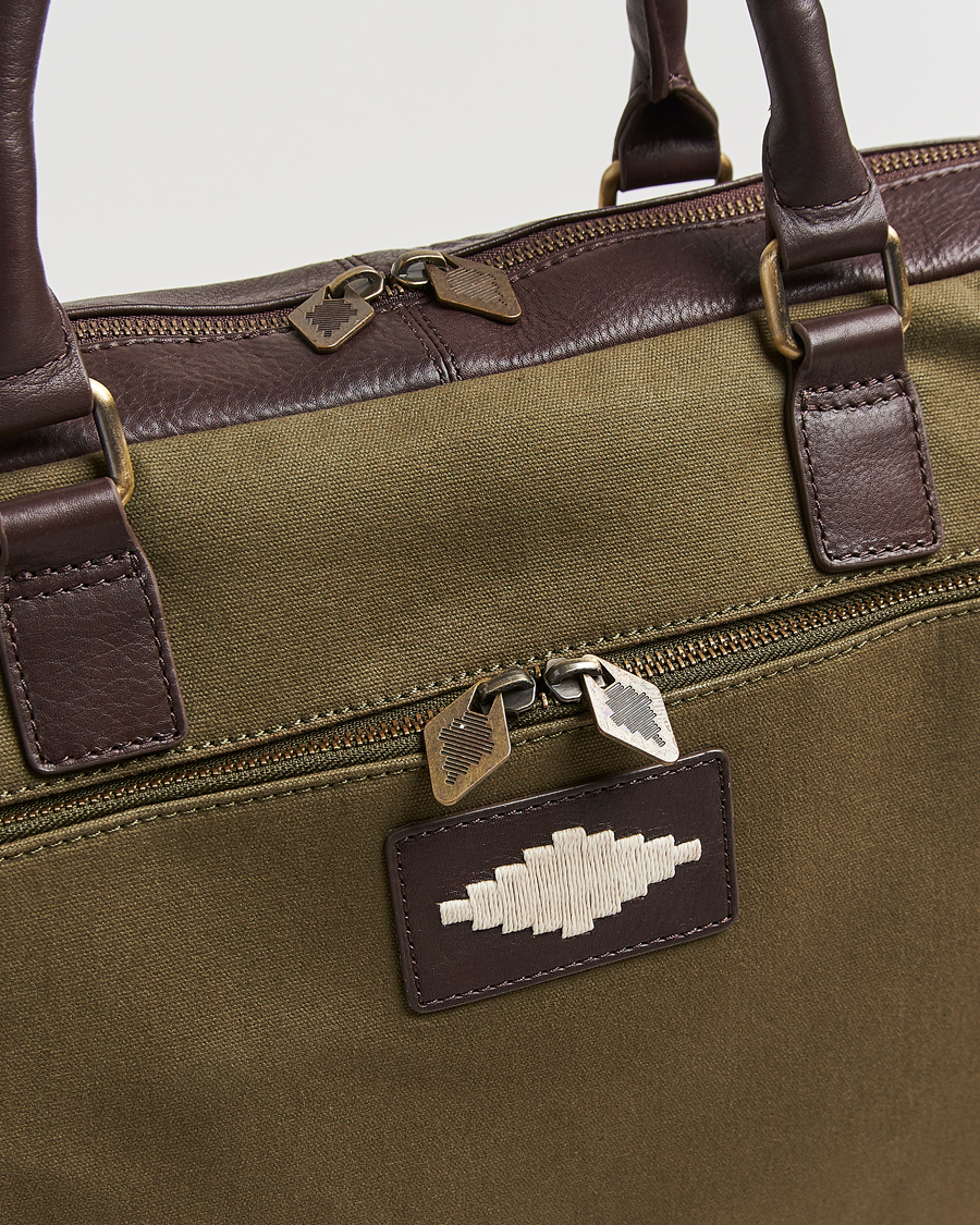 Herr | Väskor | Pampeano | Mensajero Canvas Briefcase Forest