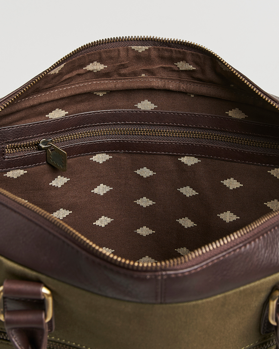Herr | Väskor | Pampeano | Mensajero Canvas Briefcase Forest
