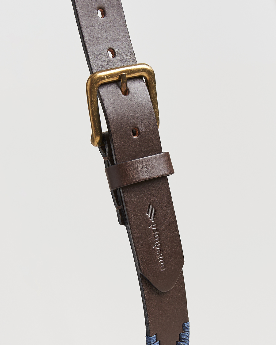 Herr | Bälten | Pampeano | Aurora Hand Stitched Classic Leather Belt 3,5cm Orange