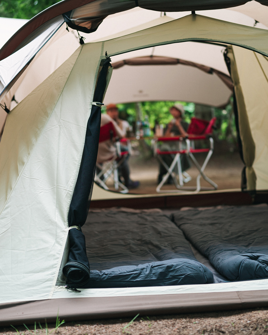 Herr | Outdoor living | Snow Peak | Land Nest Dome Medium Tent & Tarp Set Brown